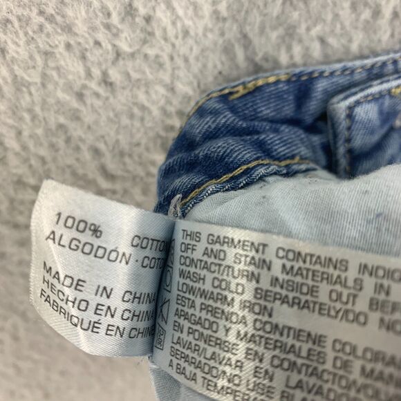 Y2K Baggy Jeans Union Bay Womens High Waist Straight Jrs 5 Vtg 90s Cotton - Picture 11 of 15